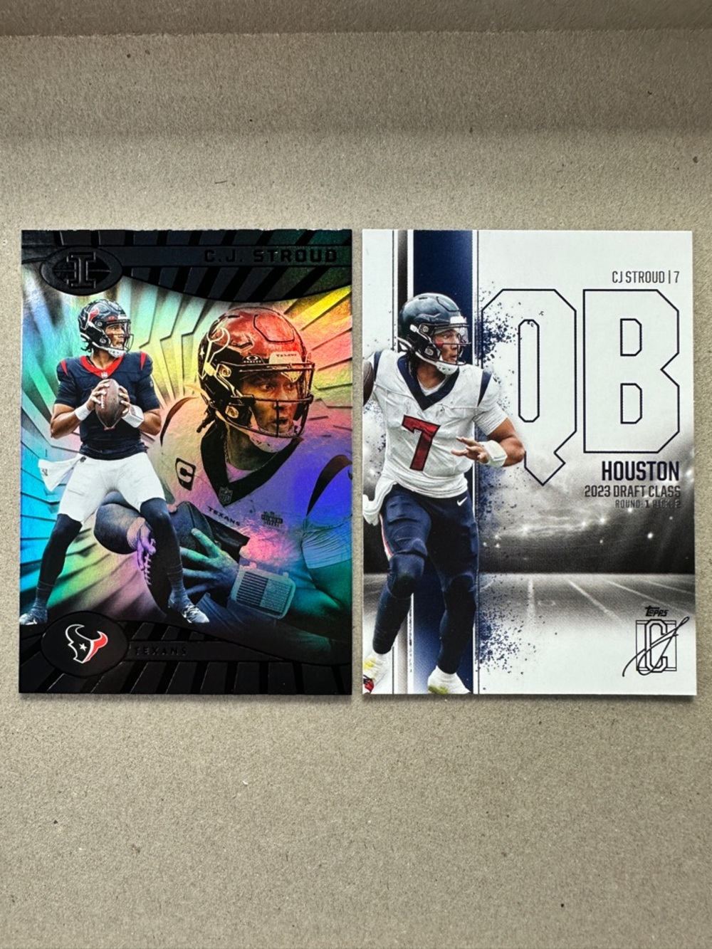 Texans Nico Collins/Andre Johnson/Tank Dell & CJ Stroud/Marks Rookies lot of 17 - Picture 10 of 15
